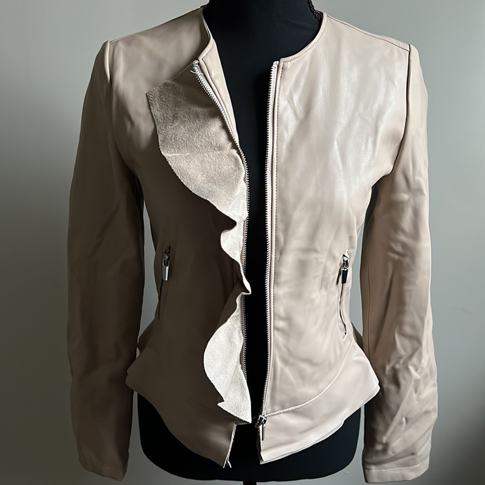 Sale! Zara faux leather jacket